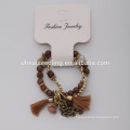 good reputation sale price charm glass tassels handmade rosary copper bracelet